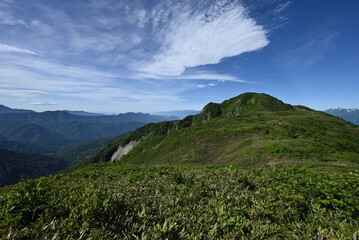 Climbing Mount Amakazari, Niigata, Japan
