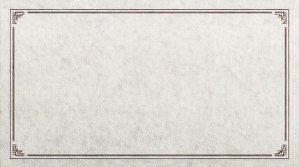 Elegant abstract border with delicate geometric lines on clean white background, perfect for minimalist design templates, modern presentations, and stylish creative compositions.