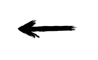 Arrow vector marker isolated mark hand draw. grunge