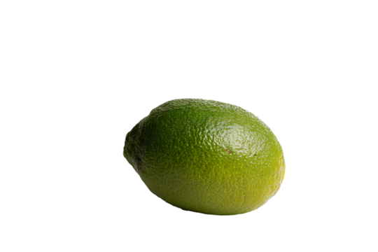 a lime is shown on a white background - Powered by Adobe