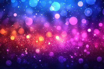 Colorful bokeh lights