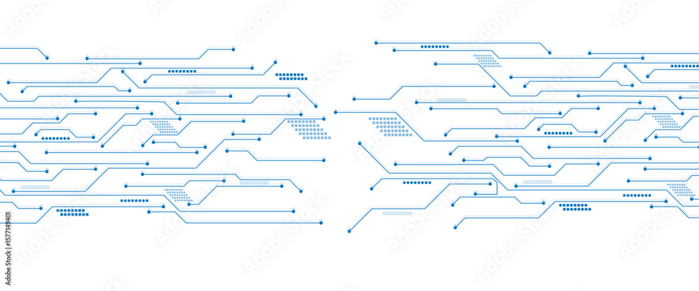 Poster technology background with crossed lines and dots. abstract digital technology futuristic internet n