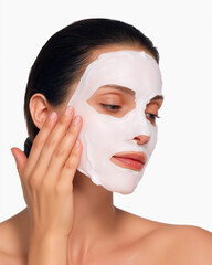 woman with mask
