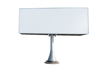 Obraz premium a large billboard is on a pole with a white background