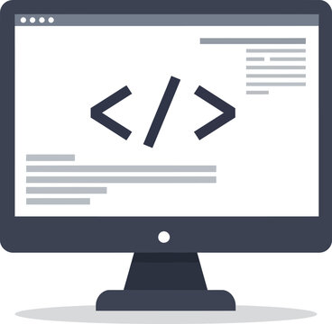 Computer screen displaying code, representing software development or programming.