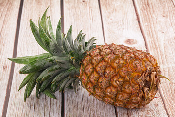 Ripe sweet juicy pineapple fruit