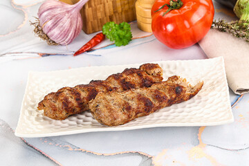 Beef kebab minced meat shashlik