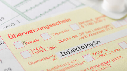 Überweisungsschein Infektiologie