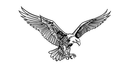 Obraz premium Complete darkness abstract background representing mystery, secrets and absence