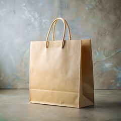 Eco-Friendly Kraft Paper Bag with Twisted Handles