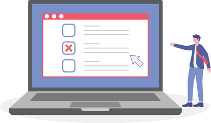 Online ADHD test to examine attention deficit syndrome.

