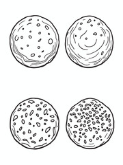 Laddu indian dessert food 