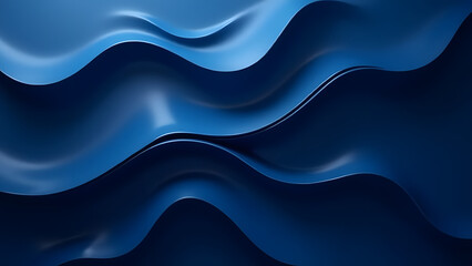 Fototapeta premium abstract blue wave background