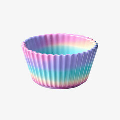 Pastel Rainbow Cupcake Liner, Empty Muffin Cup,