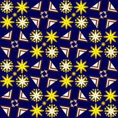 Abstract ethnic geometric pattern design for background or Wallpaper.