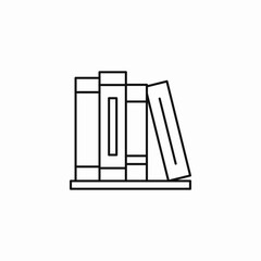 stack of books icon sign vector