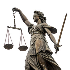 Lady Justice Statue: Bronze Sculpture, Scales of Justice, Sword, Legal Symbol