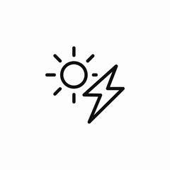 sun power symbol icon sign vector