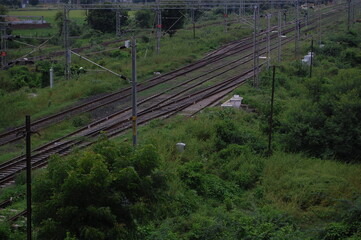 railway in the mountains