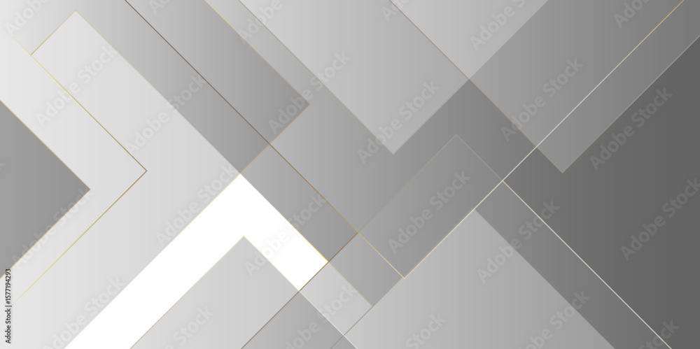 Aufkleber modern luxury pattern of geometric white and gray color background, elegant abstract background with