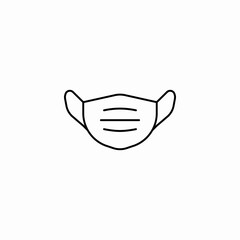 protective face mask icon sign vector