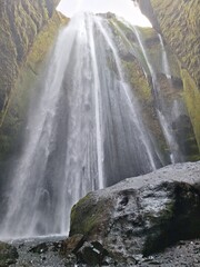Seljalandsfoss is unique—you can walk behind it. Nearby, Gljúfrabúi is hidden in a canyon,...