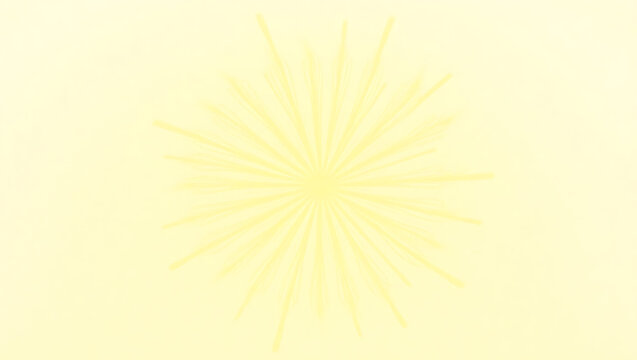 3d Subtle yellow gradient with a faint sunburst effect and delicate rays