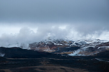 The hike to Hverfjall Crater offers lunar-like views and a sweeping panorama from the rim of this massive, ancient volcanic crater