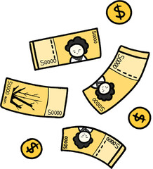 businessman with money