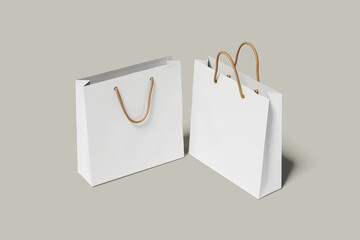 Paper bag mockup