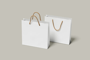 Paper bag mockup