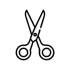 Scissors Icon for Creativity and Crafting Topics