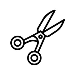 Scissors Icon for Creativity and Crafting Topics