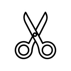 Scissors Icon for Creativity and Crafting Topics