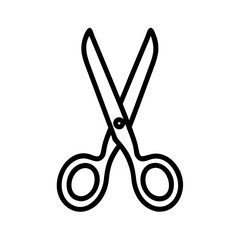 Scissors Icon for Creativity and Crafting Topics