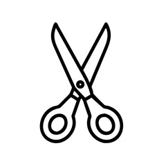 Scissors Icon for Creativity and Crafting Topics