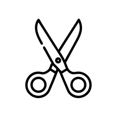 Scissors Icon for Creativity and Crafting Topics