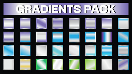 Gradient Design Pack with Colorful Backgrounds Textures for Web Design Background Patterns Vector