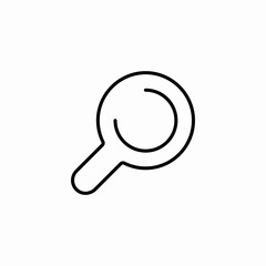 magnify glass search icon sign vector
