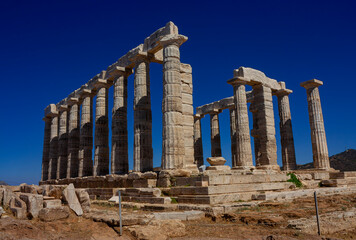 Ruins of an ancient Greek temple