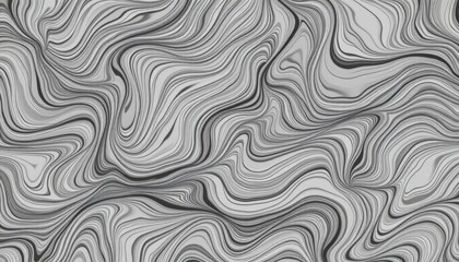 Fototapeta premium Intricate black and white marble pattern with flowing swirling lines creating a sophisticated abstract background design for art projects and decorative surfaces