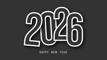 2026 Happy New year Design for New Year Celebrations