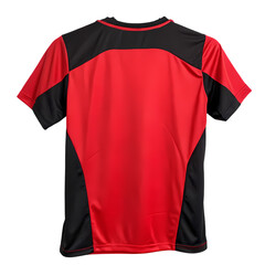 Red and Black Athletic Shirt: Performance Apparel for Sports
