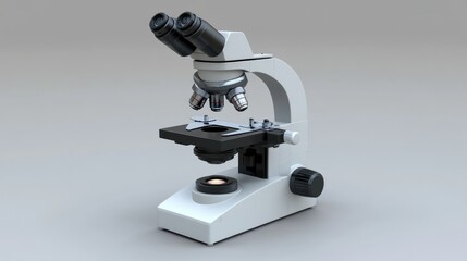 3D rendered microscope
