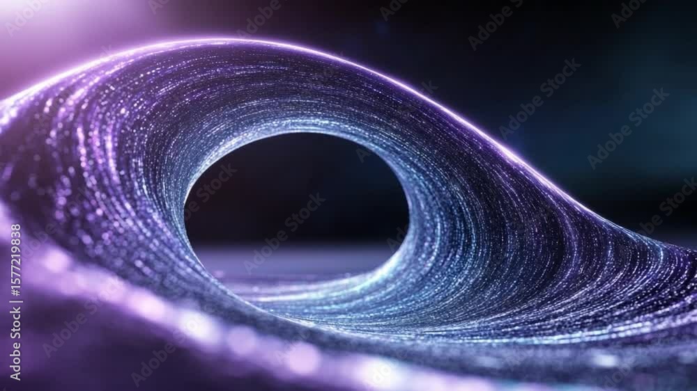 Poster abstract vortex: a captivating abstract representation of a swirling vortex, created with flowing pa