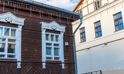 Old building in the city center. Concept