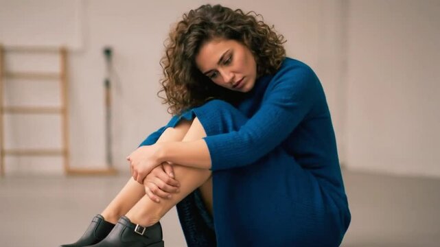 A sad woman with attractive look &ndash; heartbreak and broken trust emotional concept