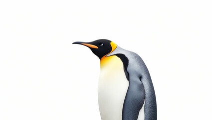 Fototapeta premium isolated emperor penguin