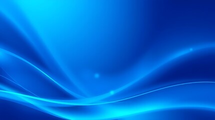 Abstract blue background features flowing lines and soft gradients, creating a sense of calm, movement, and ethereal beauty.