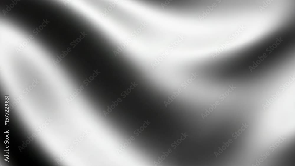 Poster Fluid flowing silk fabric with smooth wavy motion for background or design projects